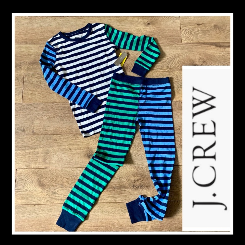 Kids Boy’s crewcuts J. Crew pajamas set sz:10 NWT
